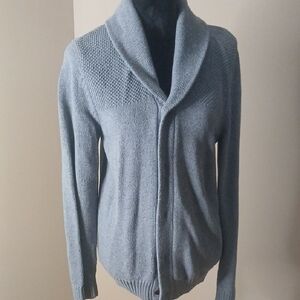 Chaps Women's Blue Shawl Collar Cardigan